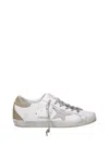 Golden Goose Super Star Leather Upper And Star Glitter Heel