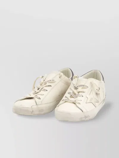 Golden Goose "super Star" Leather Upper And Toe Laminated Star Cocco Print Heel And Spur