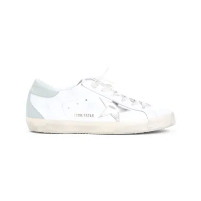 Golden Goose Super Star Leather Upper Heel And S In White