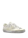 Golden Goose Super Star Leather Upper Laminated Star And Heel Glitter Edge