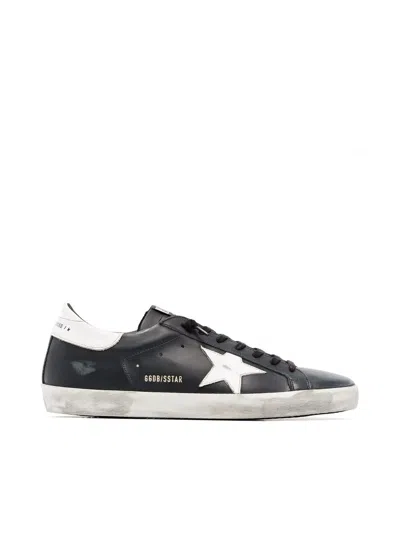 GOLDEN GOOSE SUPER-STAR LEATHER UPPER SHINY LEATHER STAR AND HEEL