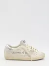 Golden Goose Super Star Leather Upper Suede Star And Toe Laminated Leather Heel Shoes