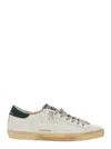 Golden Goose Super Star Leather Upper Toe And Tongue Suede Heel