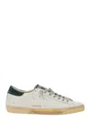 Golden Goose Super Star Leather Upper Toe And Tongue Suede Heel