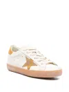 Golden Goose Super Star Leather Upper Toe And Tongue Suede Star And Heel In Multi