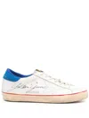 Golden Goose "super Star" Leather Upper With Signature Suede Tongue And Heel Skate Star Sneakers In White