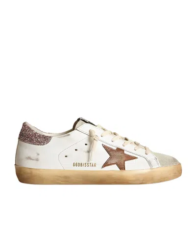 Golden Goose Super-star Low-cut Sneakers In Nude