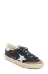 Golden Goose Super-star Low Top Sneaker In Dark Blue/white/tabacco