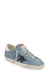 Golden Goose Super-star Low Top Sneaker In Denim/ Navy