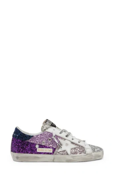Golden Goose Super-star Low Top Sneaker In Purple