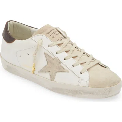 Golden Goose Super-star Low Top Sneaker In White/pearl