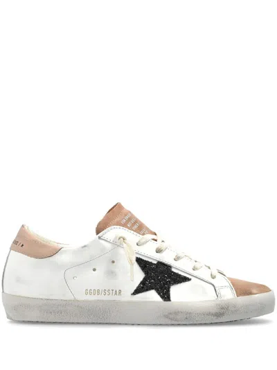 Golden Goose Super-star Low-top Sneakers In White
