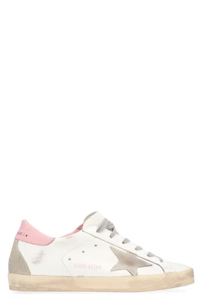 Golden Goose Super-star Low-top Sneakers In White
