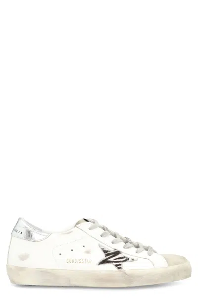 Golden Goose Super-star Low-top Sneakers In White