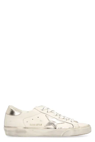 Golden Goose Super-star Low-top Sneakers In White