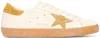 Golden Goose Leather Upper Sneakers With Suede Accents In White
