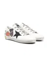 Golden Goose Super-star Low-top Sneakers In White