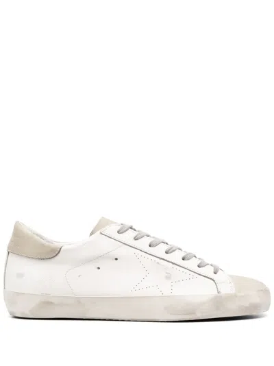 Golden Goose Super-star Low-top Sneakers In White