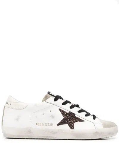 Golden Goose Super-star Low-top Sneakers In Weiss