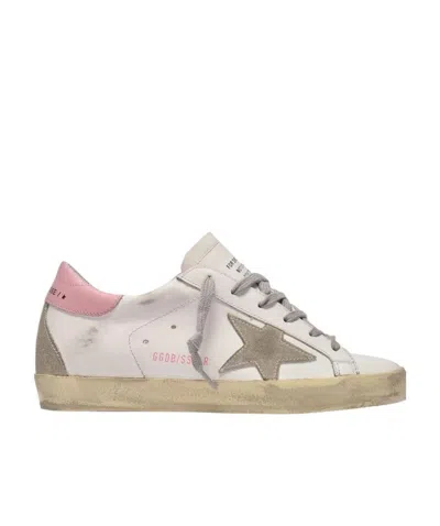 Golden Goose Super-star Low-top Sneakers In White