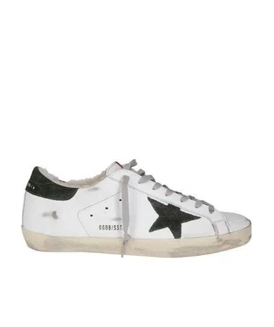 Golden Goose Super-star Low-top Sneakers In White