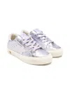 Golden Goose Super Star Metallic Sneakers In Purple