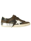 Golden Goose Super-star Nappa And Suede Upper Leather Star Napp In Black/brown/white