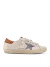 Golden Goose Deluxe Brand Men Super-star Classic With List Leather Sneakers In Neutral