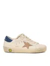 Golden Goose Super Star Nappa Upper And List Nabuk Star Leather Heel In White