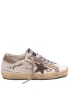 GOLDEN GOOSE SUPER STAR NAPPA UPPER NYLON TONGUE SUEDE STAR AND HEEL