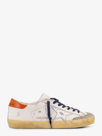 Golden Goose Deluxe Brand Men Super-star Penstar Classic With List Leather Low-top Sneakers In Multi