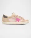 Golden Goose Super Star Penstar Suede Low-top Sneakers In Multi