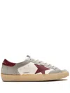 Golden Goose Star Perforated Low-top Sneakers In Gray