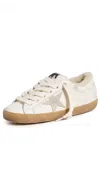 Golden Goose Super Star Puffy Nappa Upper And Heel Suede Sneakers Optic White In Optic White