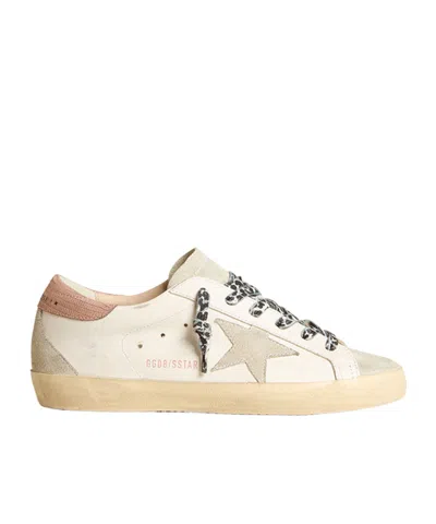 Golden Goose Super-star Round-head Low-cut Sneakers In Nude