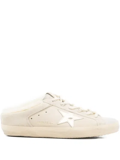 Golden Goose Super Star Sabot Double Quarter Mule Sneakers In Neutral