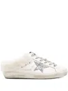 Golden Goose Burberry Leather Chelsea Slip Ons In White