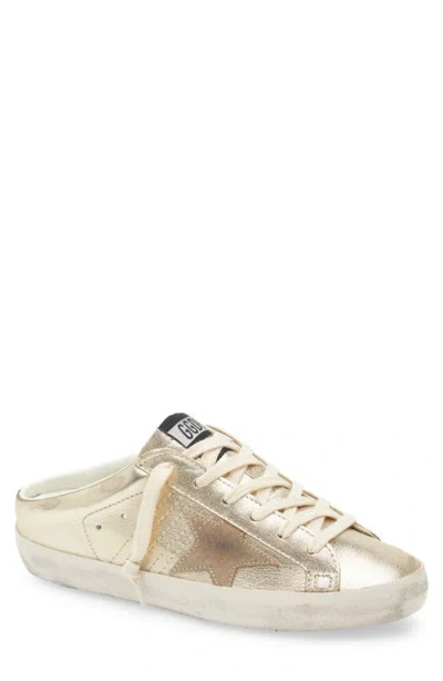 Golden Goose Super-star Sabot Metallic Mule Sneaker