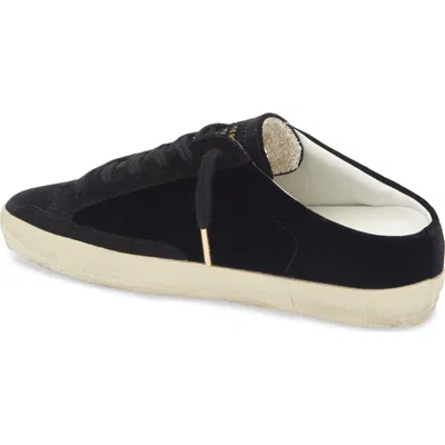 Golden Goose Super-star Sabot Mule Sneaker In Black