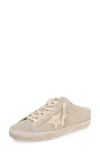 Golden Goose Sabot Mixed Leather Slide Sneakers In Platinum/cream