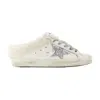 Golden Goose Star-motif Shearling Sneakers In Multi