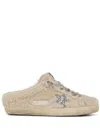 Golden Goose Super-star Sabot Shearling Sneakers In Brown
