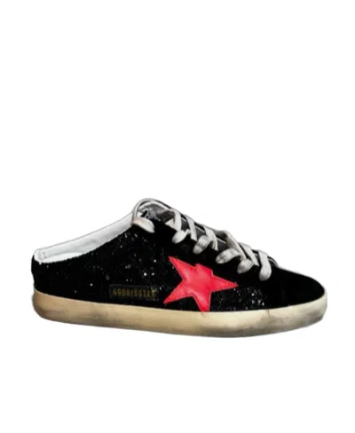 Golden Goose Super-star Sabot Slip-on Sneakers In Black