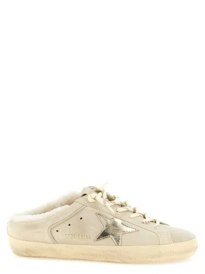 Golden Goose Super Star Sabot Sneakers In Neutral