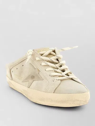 Golden Goose Super Star Sabot Sneakers Rubber Sole Detail In Neutral