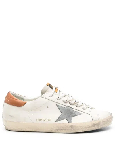 Golden Goose Super Star Shoes In White