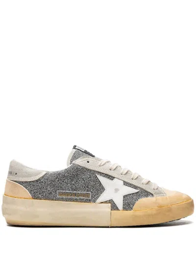 Golden Goose Super-star "silver/white/ice Vanilla" Sneakers In Silber