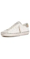 Golden Goose Super-star Skate With Edge Around Leather Sneakers White/ice/silver/beige In White/ice/silver/beige