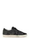 Golden Goose Deluxe Brand Women Super-star Classic With List Low-top Sneakers With Suede Inserts And In Black