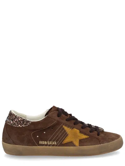 Golden Goose Super-star Sneakers In Brown